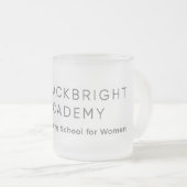 Hackbright mattierte GlasTasse Mattglastasse (VorderseiteRechts)