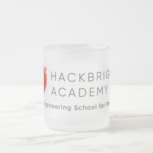Hackbright mattierte GlasTasse Mattglastasse (Mittel)