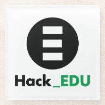 HackEDU Glass Untersetzer