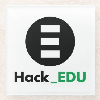 HackEDU Glass Untersetzer