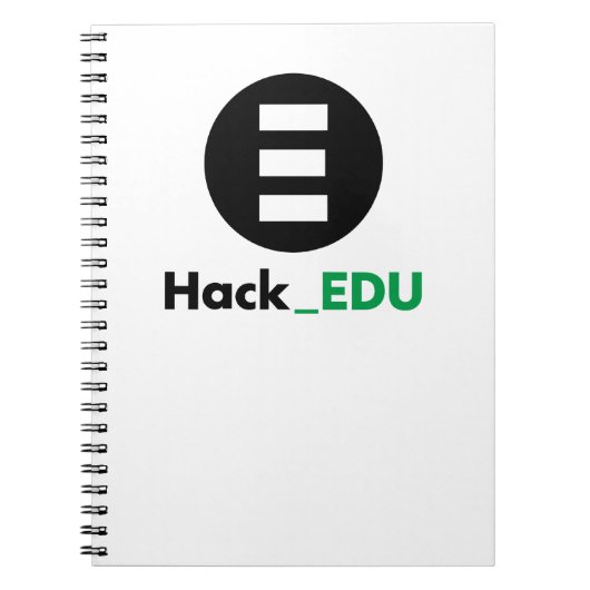 HackEDU-Notebook Notizblock (Vorderseite)