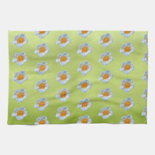 Häckelblume Geschirrtuch