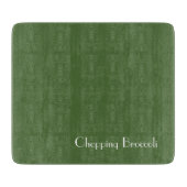 Hacken des Brokkoli-Schneidebretts Schneidebrett (Vorderseite)