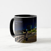 Hacken-Seeseite bis zum Nacht, Plymouth Tasse (Vorderseite Links)