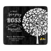 Hackendes Brett CHEF-RUHESTANDS-GLASGESCHENK (Vorderseite)