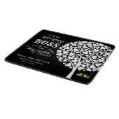 Hackendes Brett CHEF-RUHESTANDS-GLASGESCHENK (Ecke)