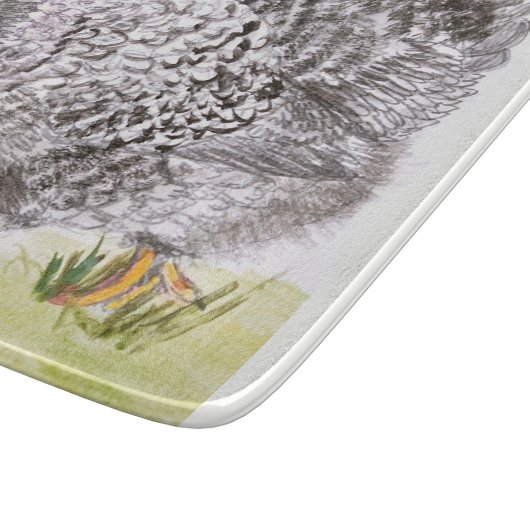 Hackendes Brett der Henne (Ecke)