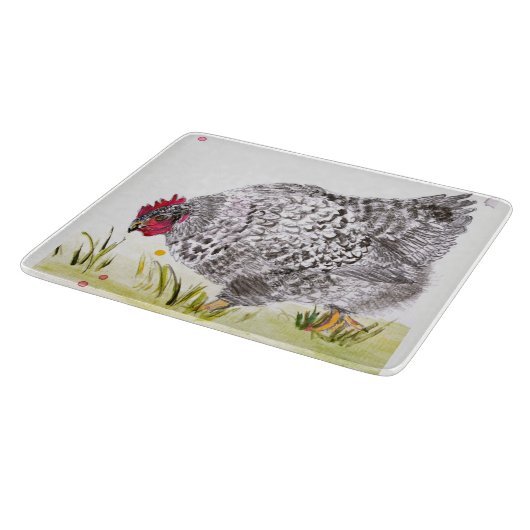 Hackendes Brett der Henne (Ecke)