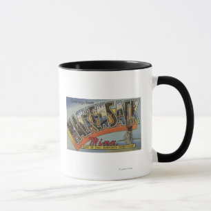 Hackensack, Minnesota - große Buchstabe-Szenen Tasse