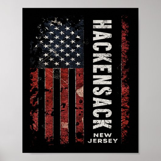 Hackensack New Jersey Poster (Vorne)