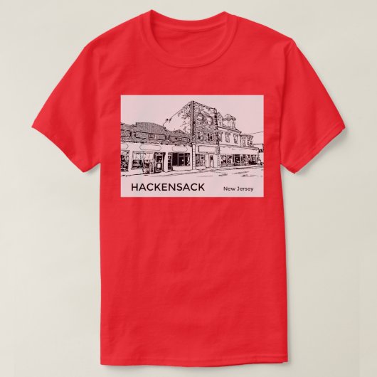 Hackensack New Jersey T-Shirt (Design vorne)
