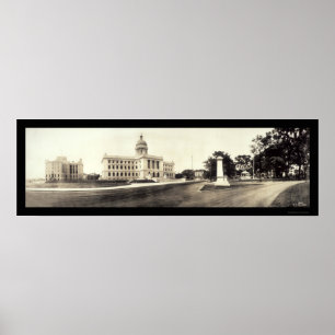 Hackensack, NJ Court Foto 1913 Poster