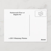 Hackensack River Postkarte (Rückseite)