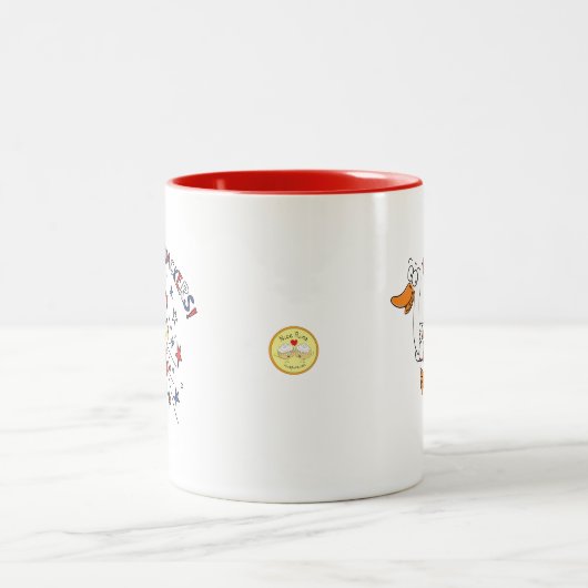 Hacker 4. Juli Duck Coffee Tasse (Mittel)