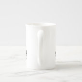 Hacker am Arbeitsplatz Porzellantasse (Rückseite)