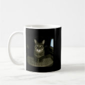 Hacker Cat Meme Funny Computer Cat Kitten Gamer Ca Kaffeetasse (Links)