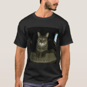 Hacker Cat Meme Funny Computer Cat Kitten Gamer Ca T-Shirt (Vorderseite)