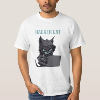 Hacker Cat men T-Shirt