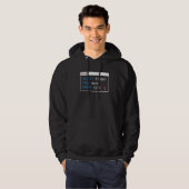 Hacker Computer Code Select Finger Cybersecurity Hoodie (Vorne ganz)