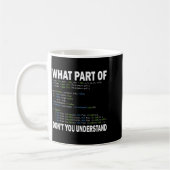 Hacker Computer Programmer Apparel Coding What Par Kaffeetasse (Links)