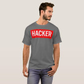 HACKER Cyber Security Engineer IT System T-Shirt (Vorne ganz)