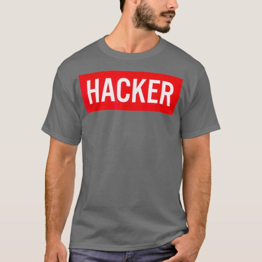HACKER Cyber Security Engineer IT System T-Shirt (Vorderseite)