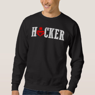 Hacker Cyber-Sicherheit und Schutz der Gegenwart Sweatshirt