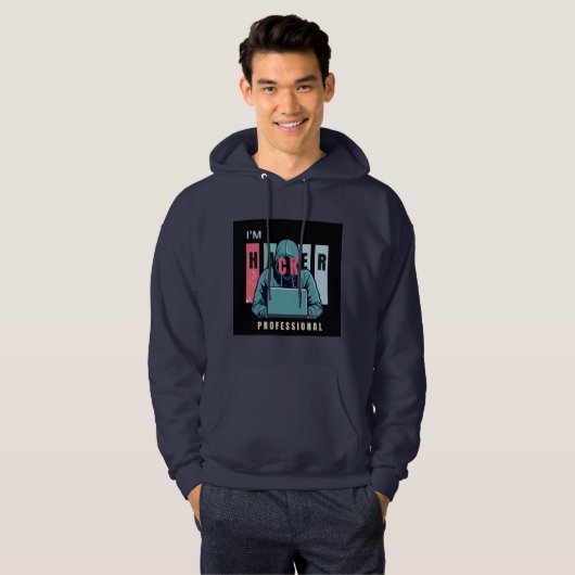 HACKER-Design Hoodie (Vorne ganz)