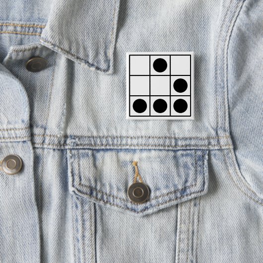 Hacker-Emblem Button (Beispiel)