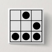 Hacker-Emblem Button (Vorderseite)