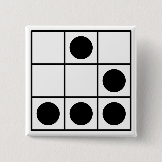 Hacker-Emblem Button (Vorderseite)