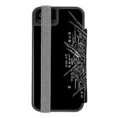 Hacker-Fälle Incipio iPhone Geldbeutel-Hülle (Folio Rückseite)
