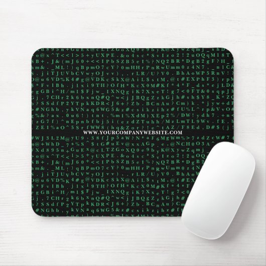 Hacker Geek Programmierer Nerd Mousepad (Mit Mouse)