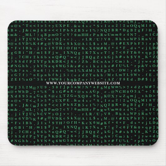Hacker Geek Programmierer Nerd Mousepad (Vorne)