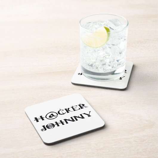 Hacker Getränkeuntersetzer (Rechte Seite)