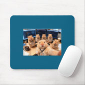 Hacker Hamster Team Selfie Meme Cringe Tier Code Mousepad (Mit Mouse)