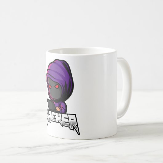 Hacker Kaffeetasse (VorderseiteRechts)