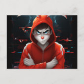 Hacker Kaninchen Postkarte (Vorderseite)
