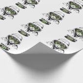 Hacker-Katze Cyber-Gamer Coder Lustige Technik Geschenkpapier (Ecke)