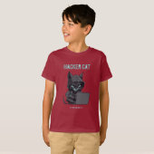 Hacker Katze T-Shirt (Vorne ganz)
