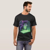 Hacker Katze T-Shirt (Vorne ganz)