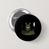 Hacker-Katzen-Meme Lustige Computerkatze Kätzchen- Button (Vorne & Hinten)