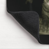 Hacker-Katzen-Meme Lustige Computerkatze Kätzchen- Mousepad (Ecke)