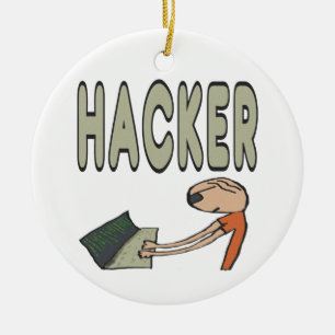 Hacker Keramik Ornament