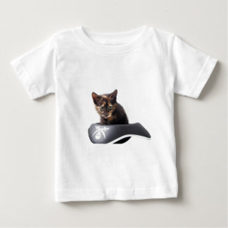Hacker Kitten Baby T-shirt