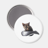 Hacker Kitten Magnet (Vorderseite/Rückseite)