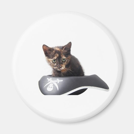 Hacker Kitten Magnet (Vorne)