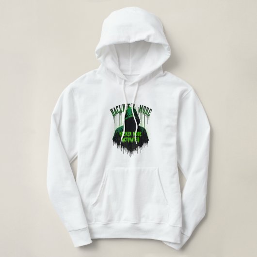 Hacker-Modus aktiviert | Cyberpunk-Stil Hoodie (Design vorne)