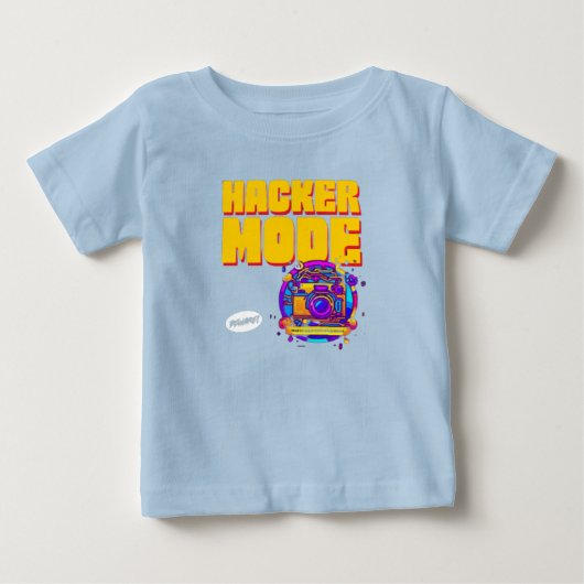 Hacker-Modus Baby T-shirt (Vorderseite)