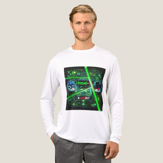 Hacker mood Tri-Blend shirt (Vorderseite komplett)